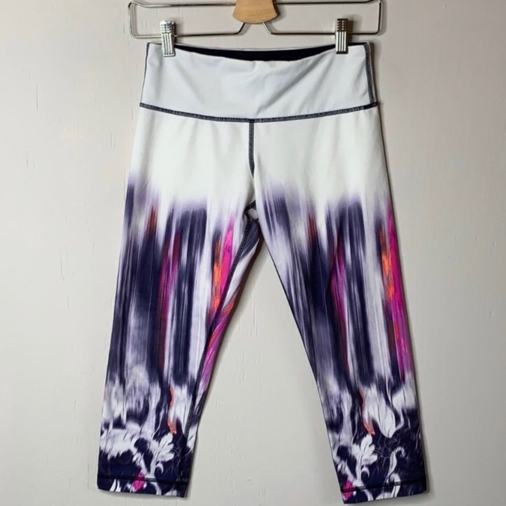 Lululemon Wunder Under Crop Leggings Mirage Indigo